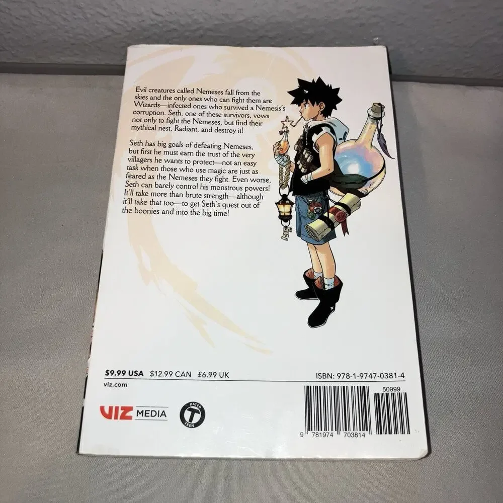 Book Manga Radiant #1 Vol 1 Vizmedia Viz Media Paperback 2018 Tony Valente Comic